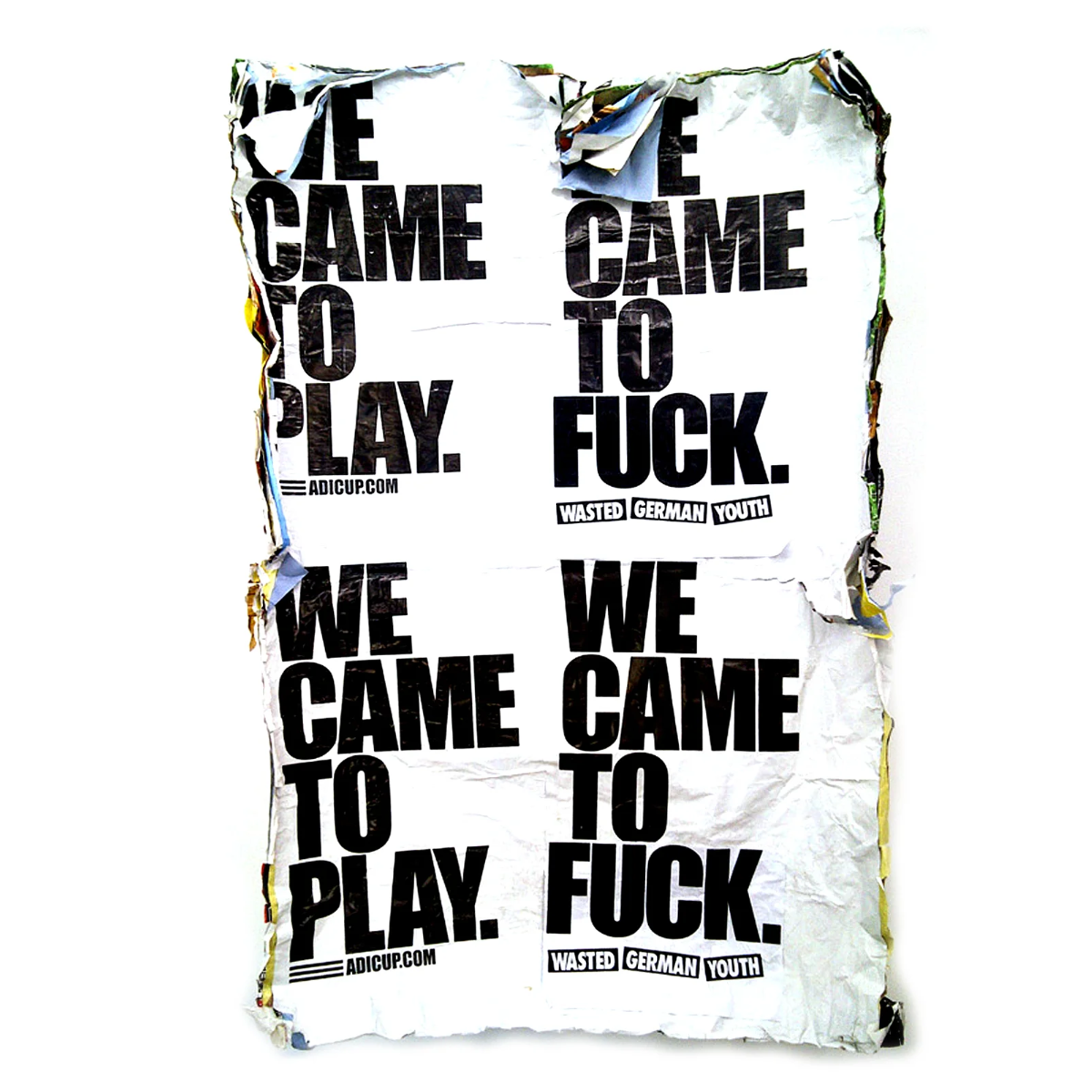 We Came to Fuck — selected work